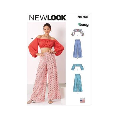 Patron New Look 6758 Top &amp; Pantalon