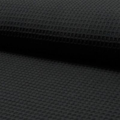 Tissu Nid d&#039;abeille Noir x10cm