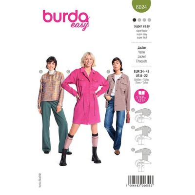 Patron Burda 6024 Veste