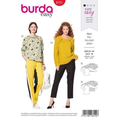 Patron Burda 6151 Pull