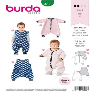 Patron Burda 9298 Gigoteuse