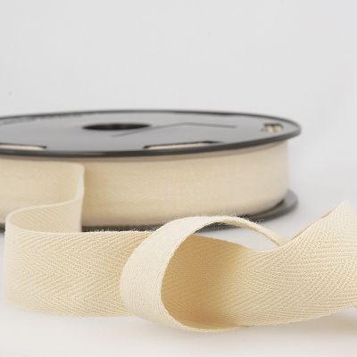 Sergé Coton 20 mm Ecru x1m