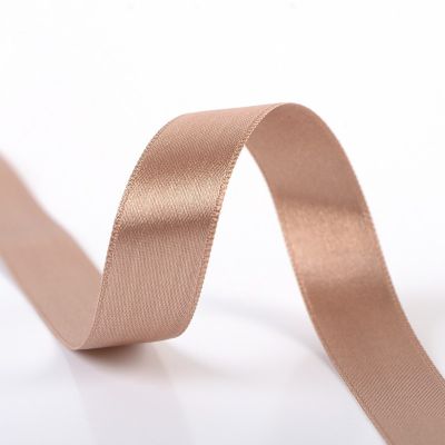 Ruban Satin double face 10 mm Orangé x1m