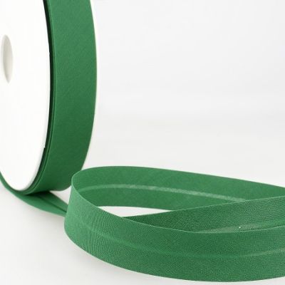Biais replié tout textile 20 mm Vert malachite x1m