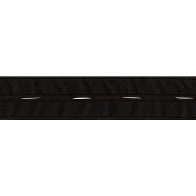 Elastique Boutonnière Nylon 19 mm Noir x1m