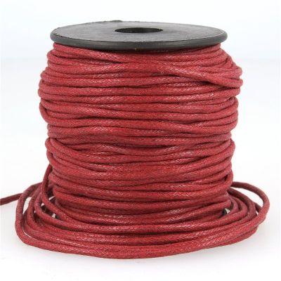 Cordon aspect cuir 2 mm Rouge x1m