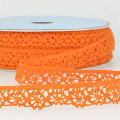 Dentelle Polyester 15 mm Orange x1m
