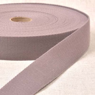 Sangle Polyester aspect Coton 30 mm Gris x1m
