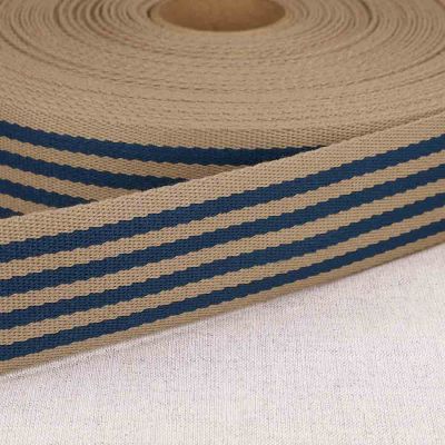 Sangle Polyester 40 mn Bicolore bleu marine x 1m