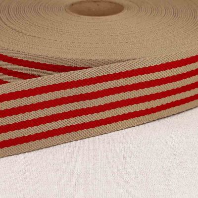 Sangle Polyester 40 mn Bicolore Rouge x 1m