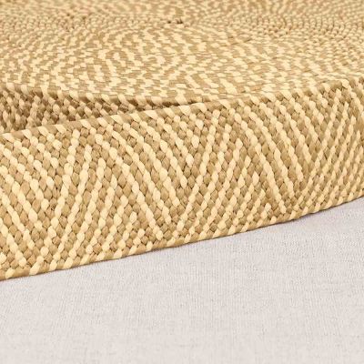Sangle aspect naturel bicolore extensible 50 mn Ecru x 1m