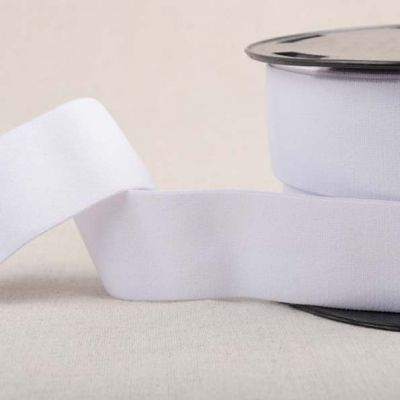 Elastique doux 40 mm Blanc x1m