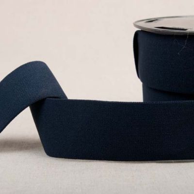 Elastique doux 40 mm Bleu Marine x1m