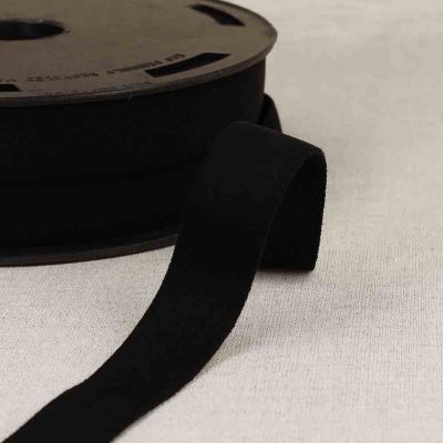 Elastique coton tissé 20 mn noir x 1m