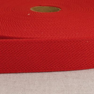 Elastique plat 33 mm Spécial ceinture Rouge x1m