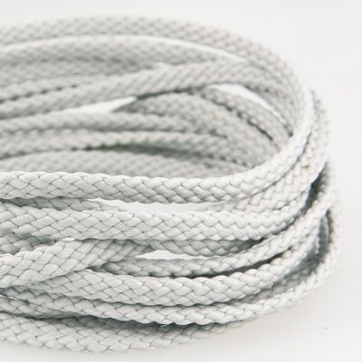 Cordon Tressé 5 mm - Gris bleuet x1m
