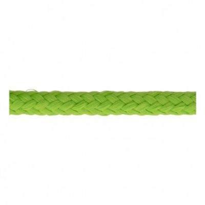 Cordon Tressé tubulaire 11 mm Vert pomme x1m