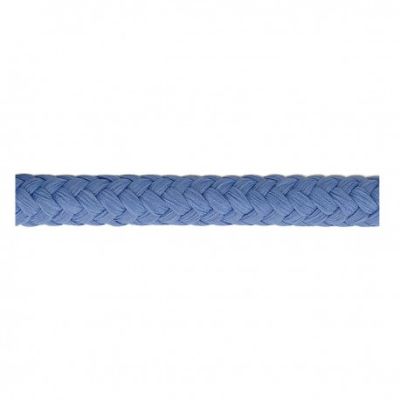 Cordon Tressé tubulaire 11 mm Bleu x1m