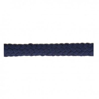 Cordon Tressé tubulaire 11 mm Bleu Marine x1m