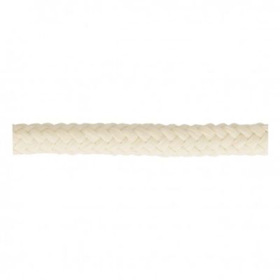 Cordon Tressé tubulaire 11 mm Ecru x1m
