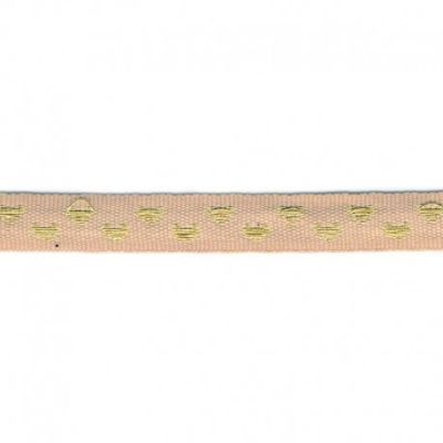 Galon surpiqué coeur 9 mm Lin x1m