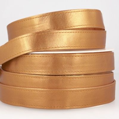 Sangle Simili cuir 25 mm Or x1m