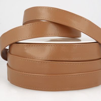 Sangle Simili cuir 25 mm Beige foncé x1m