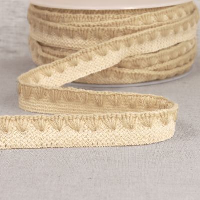 Galon Tresse pré pliée zig zag Lin x1m