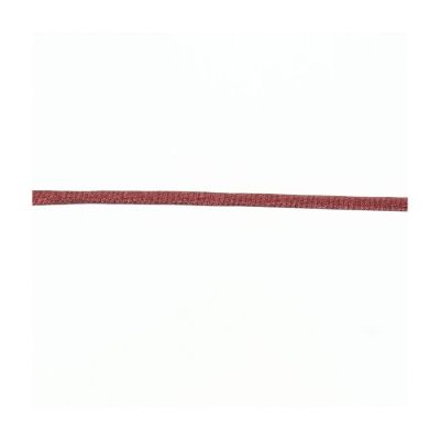 Cordon spaghetti brillant 7 mm Frou-Frou Rouge x1m