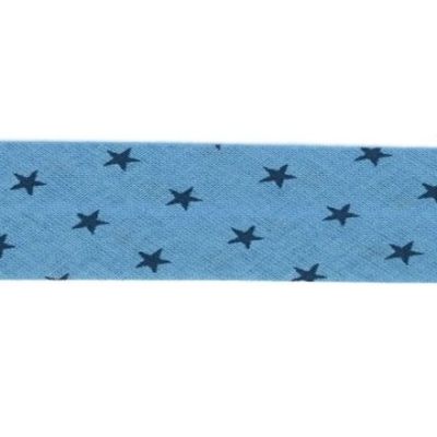 Biais étoiles Frou-Frou Bleu ciel