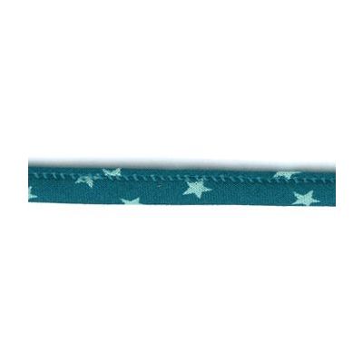 Cordon Etoile spaghetti Frou-Frou Turquoise foncé x1m