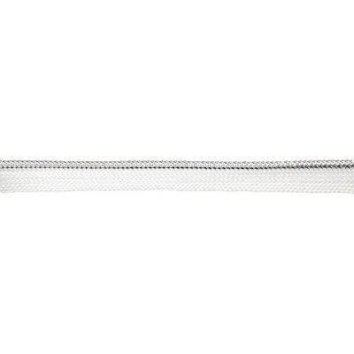 Passepoil tressé Lurex 10 mm Argent x1m