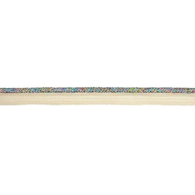 Passepoil tressé Lurex 10 mm Multicolore x1m