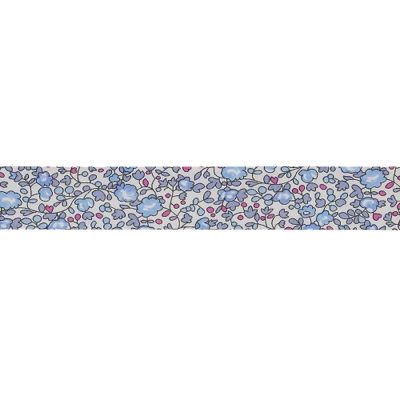 Biais Liberty of London 20 mm Eloise bleu x1m