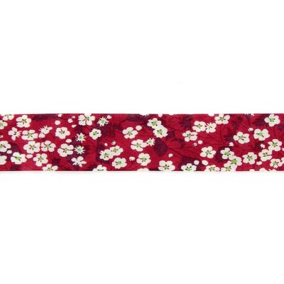 Biais Liberty of London 20 mm Mitsi rouge x1m