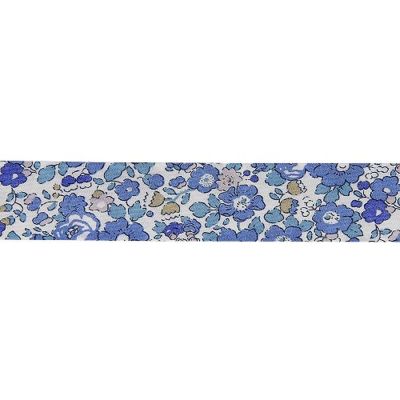 Biais Liberty of London 20 mm Betsy bleu x1m