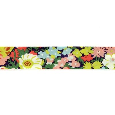 Biais Liberty of London 20 mm Thorpe jaune et vert x1m