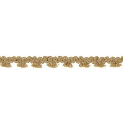 Galon pompon mini floches 8 mm Beige x1m