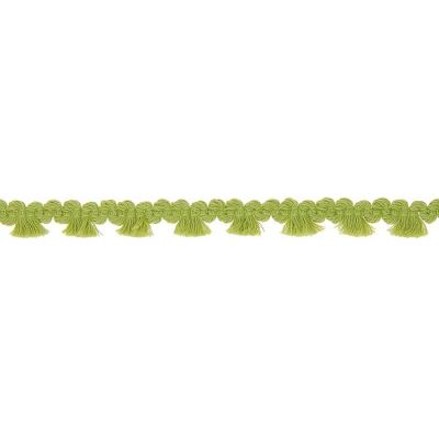 Galon pompon mini floches 8 mm Vert x1m