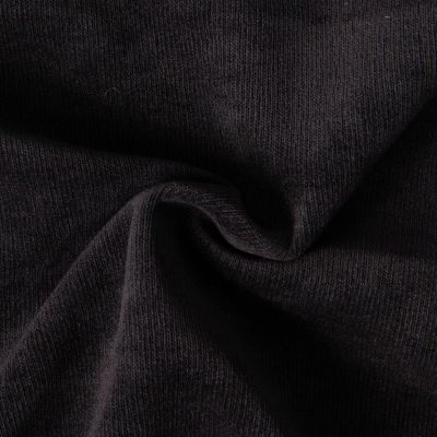 Tissu Maille Velours double face Cerys   sur fond Noir - Par 10 cm