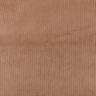 Tissu Velours Grosses côtes Marron clair x10cm