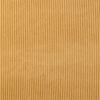Tissu Velours Grosses côtes Moutarde - Par 10 cm