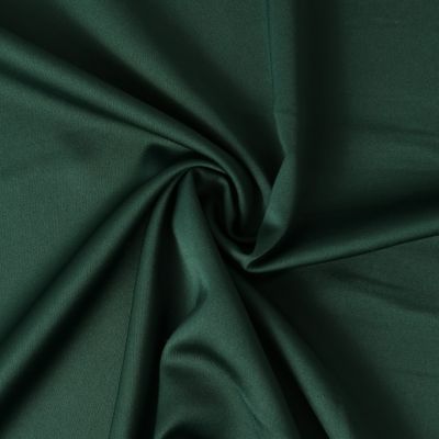 Tissu  Micro Satin mat Joséphine uni  Vert sapin - Par 10 cm