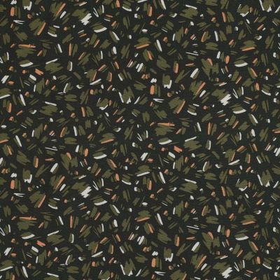Tissu Viscose Milou sur fond Vert foncé - Par 10 cm