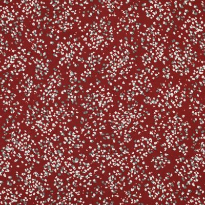 Coupon Tissu Viscose Twill extensible Christina sur fond Terre de Sienne - Coupon de 250 cm