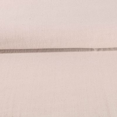 Tissu Lin lavé Viscose uni Sable - Par 10 cm