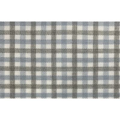 Coupon Tissu Tartan Ecossais Andrea sur fond Bleu ancien - Coupon de 220 cm