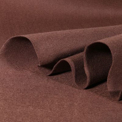 Coupon Tissu Feutrine 90 cm Marron - Coupon de 100 cm