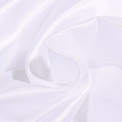 Tissu Doublure Pongé uni Blanc - Par 10 cm