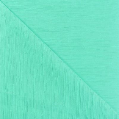 Tissu Crépon Vert menthe x10cm